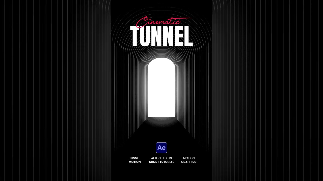Make Cinematic Motion Graphics with Tunnels in After Effects