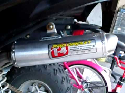 DS650 WITH A PRO CIRCUIT EXHAUST