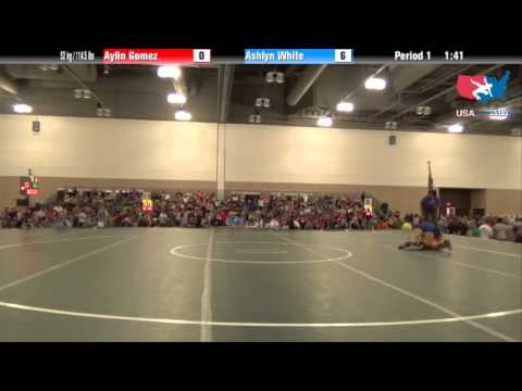 FILA Cadet 52 kg / 114.5 lbs - Aylin Gomez vs. Ashlyn White