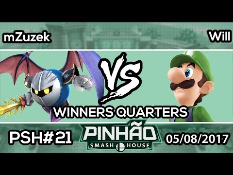 [PSH #21] mZuzek (Meta Knight) vs Will (Luigi) - Winners Quarters