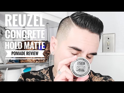 Reuzel Concrete Hold Matte Pomade Review/ Super Strong...