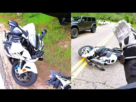 EXPENSIVE BIKES FALL TO PIECES - Crazy Motorcycle Moments - Ep. 500