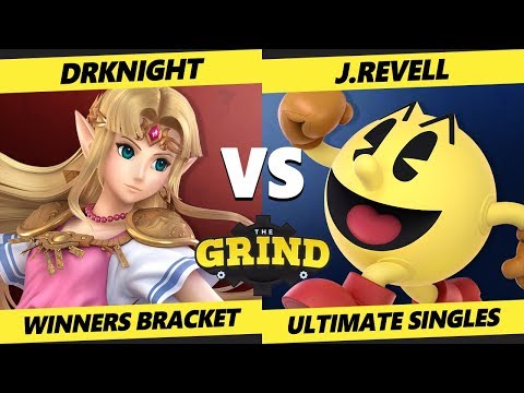 The Grind 116 Winners Round 2 - DrKnight (Zelda) Vs. J.Revell (Pac-Man) Smash Ultimate - SSBU