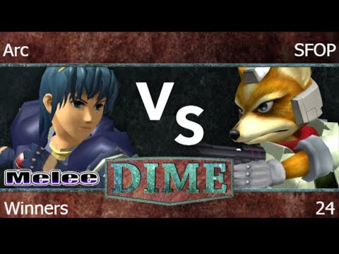 DIME 24 - FX | Arc (Marth) vs SFOP (Fox) Winners - Melee
