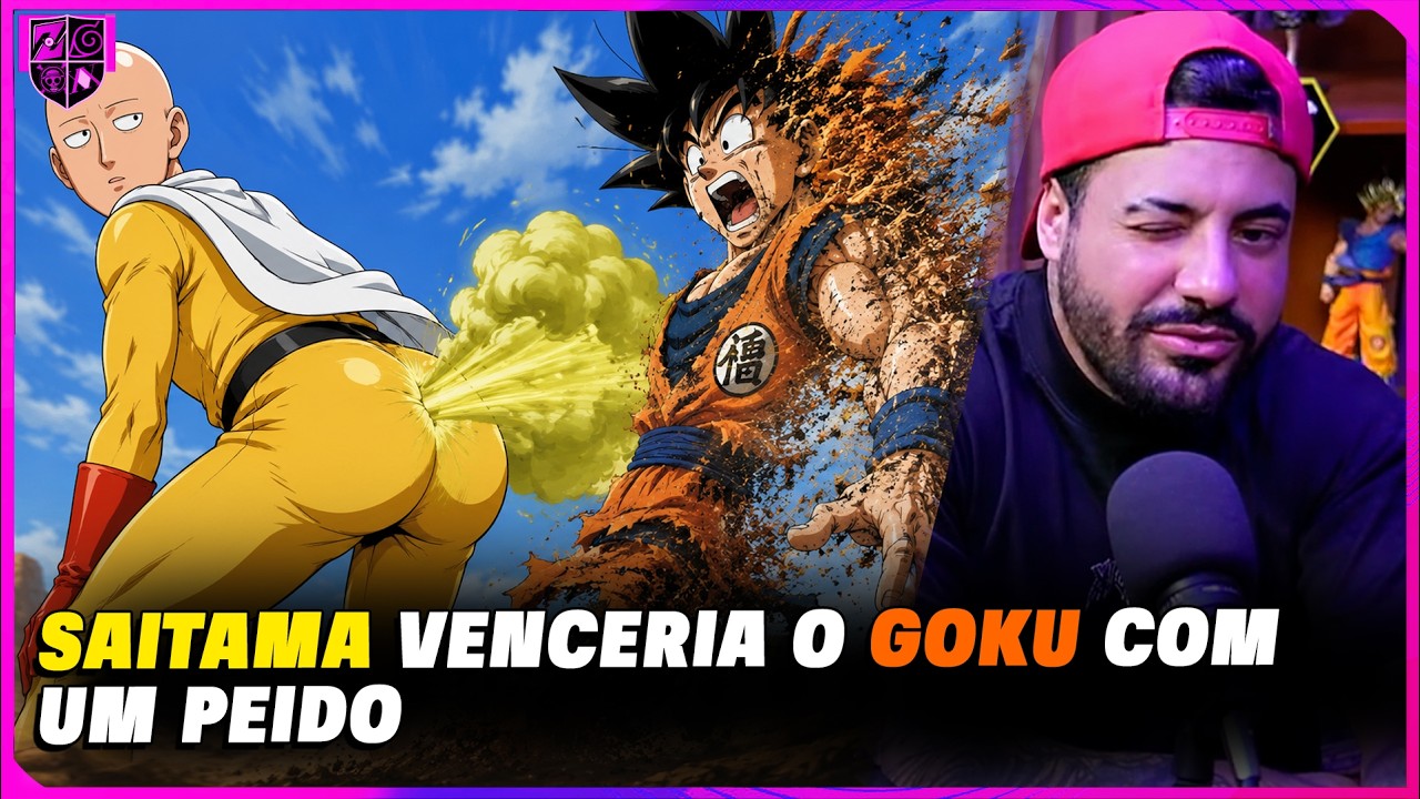 SAITAMA VENCERIA O GOKU COM UM PEIDO - FRED ANIMES