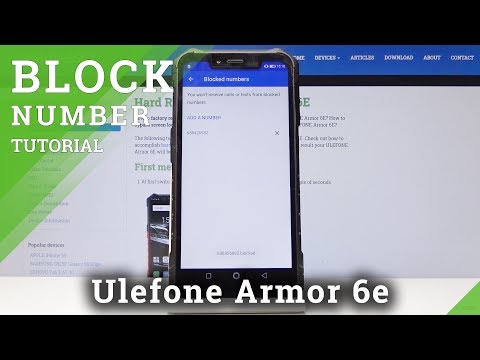 How to Blacklist Any Number on Ulefone Armor 6E - Block Calls / Texts