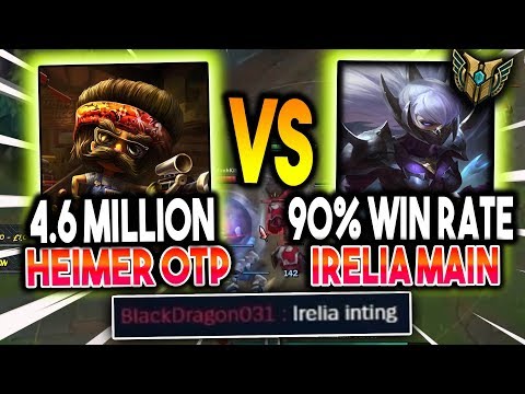 4.6 MILLION HEIMERDINGER VS A 90% WIN RATE IRELIA! WHO HAS THE BIGGER BRAIN!? - League of Legends