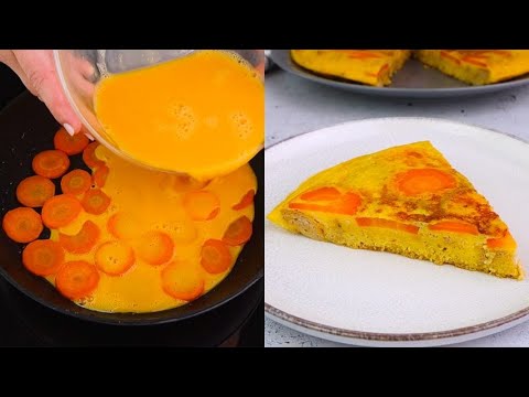 Carrots omelettes: the easy and tasty recipe!