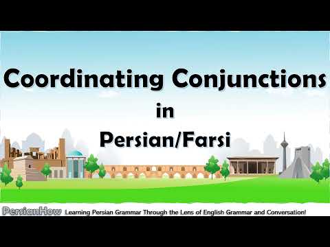 Lesson 15  - Coordinating Conjunctions in Persian/Farsi