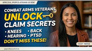 VA Benefits: Infantry and Combat Arms - Knees, Back, Hearing, and PTSD Claims
