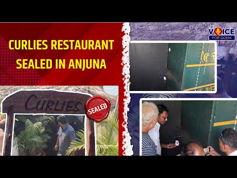 Curlies Restaurant Sealed in Anjuna