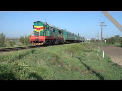 ChME3-3217 con treno 642 Chișinău - Odessa presso Sîngera