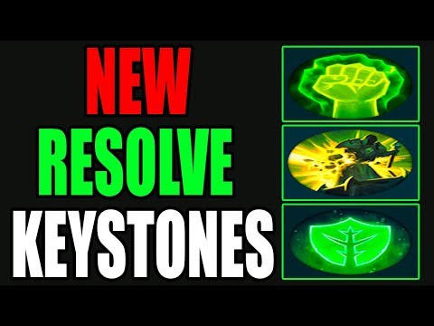 NEW RESOLVE RUNES KEYSTONE | PUSH TOWERS FAST! | League of Legends