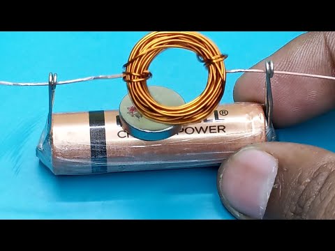 Awesome science || Simple DC motor 🧲🔌#Motor#sciencefacts #magnet