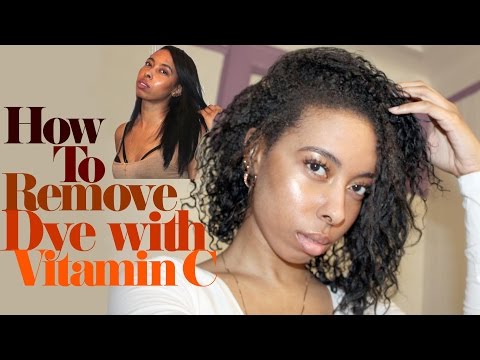 How to Remove Dye with Vitamin C Video