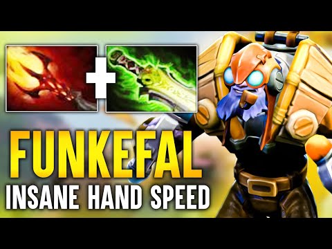 Funkefal With Old School Tinker Build - Insane Hand Speed Dota 2