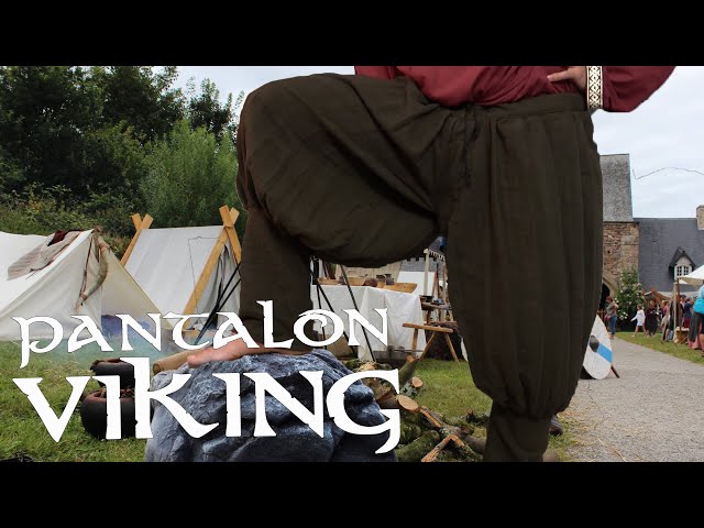 Vídeo relacionado con Haloumoning - Pantalón medieval para niños, con cordones, cosplay, Renacentista, Steampunk, vikingo, pantalón de ocio, verde oliva, 4-6 años