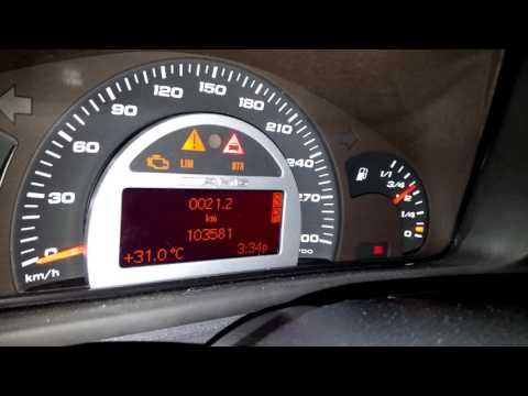 W203 C32 AMG Floor Shift assy. Fault simulation P0705