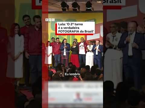 Lula: “O 2º turno é a verdadeira fotografia do Brasil”