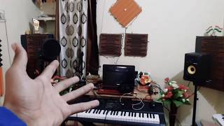 Studio में Acoustic treatment kaise करें ?|My Studio tour|Cheap Budget pro sounding room |tips hindi