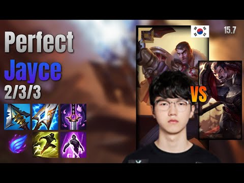 Perfect Top Jayce vs Darius lol KR solo rank Full Game 15.7 | 퍼펙트 제이스 vs 다리우스