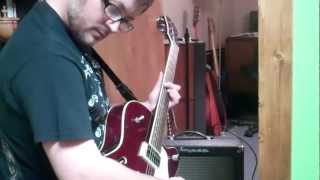 Video thumbnail for Ampeg Jet J-12D demo, with Aria FA-80 archtop by Brannon Hancock