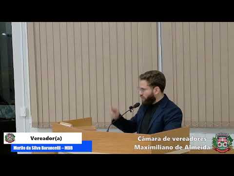 Décima Sessão Ordinária da Câmara Municipal de Maximiliano de Almeida
