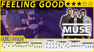 Feeling Good - Muse | DRUM SCORE Sheet Music | #579 DRUMSCRIBE