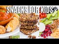 KID APPROVED!!!!!  10 HEALTHY, LOW CARB SNACKS FOR KIDS