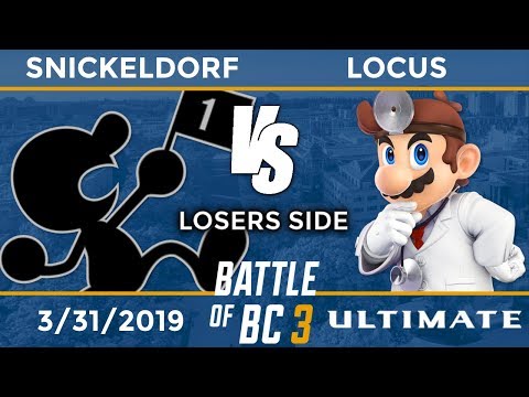 BoBC3: LR4 - BURG|Snickeldorf (Mr. Game & Watch) vs TGS|Locus (Dr. Mario, Ridley)