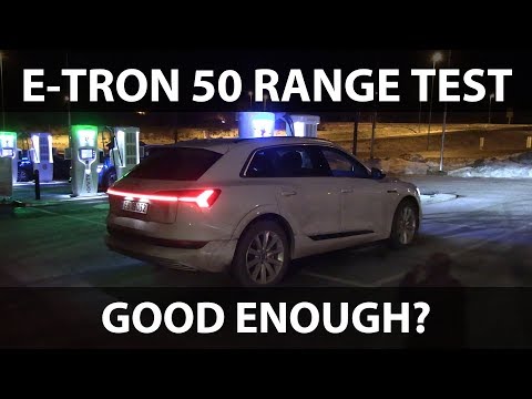 Audi e-tron  range test video