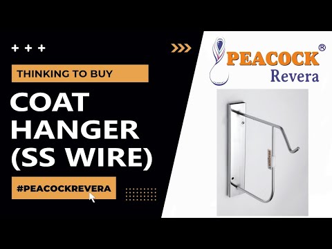 Stainless steel coat hanger