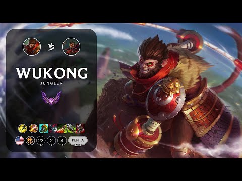 Wukong Jungle vs Graves - NA Master Patch 13.11