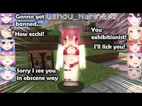 Everyone Wasn’t Ready for Marine's Fit 💀🔥(Minecraft New World)