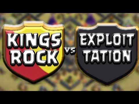 Clash Of Clans | KINGS ROCK VS EXPLOITATION | Leaderboard Clan Wars