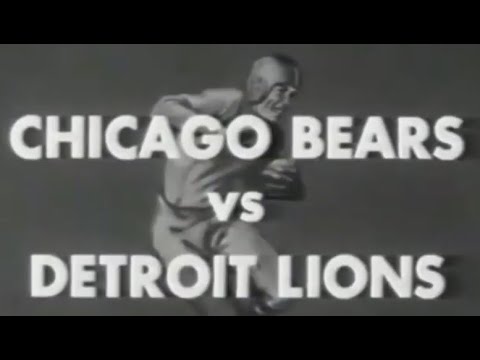 1954 Week 1 - Bears vs Lions