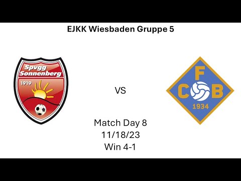 2023-24 Match Day #8 - FC 1934 Bierstadt IV @ Spvgg Sonnenberg III - 18 Nov 2023