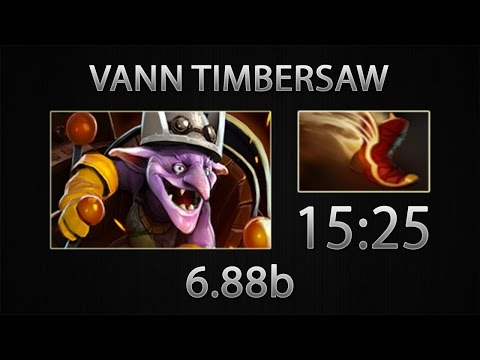Dota 2 Timbersaw Fast Farm - vanN - Boots of Travel - 15:25 [6.88b]