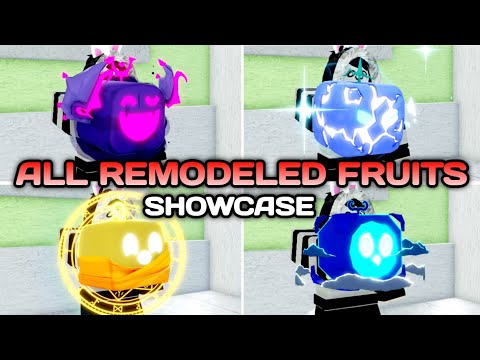 All Remodeled fruits + New animation - Showcase | Bloxfruits Update 20