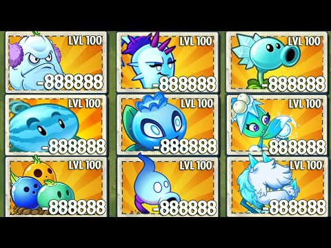 Tournament BLUE Plants - Who Will Win? - PvZ 2 Plant Vs Plant