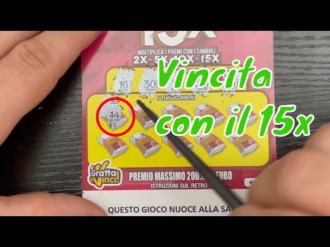 Gratta e Vinci, Quanto ho vinto con il 15x ? 🍀🍀🔞 #grattaevinci