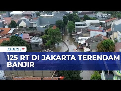 Heavy Rain All Day, Floods Inundate 125 Neighborhood Units in Jakarta | INDONESIA UPDATE
