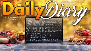 PFL-My Daily Diary for Nov 1st - 3rd, 2023