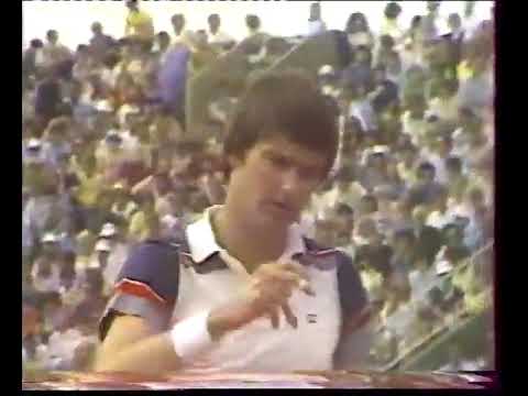 French Open 1980 1R - Jimmy Connors v Adriano Panatta