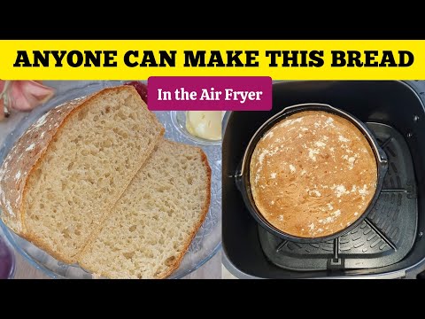 Easy No knead Air fried Bread Recipe Anyone Can Make At Home. 100% No Dough Touching Garantied .
