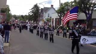 preview picture of video 'Pennridge HS Marching Band - Sellersville Memorial Day Parade 5/25/13'