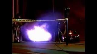 Underground Transformer Fire With Exploding Feeder cables 13,000Kv