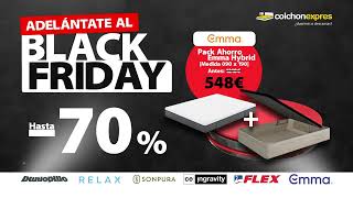 Colchón Exprés Adelántate al Black Friday en Colchón Exprés anuncio