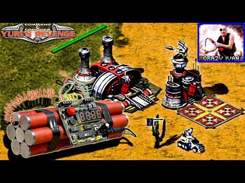 Bombing the whole allied base with Crazy Ivan - Command & Conquer Red Alert 2 Yuri's Revenge Online