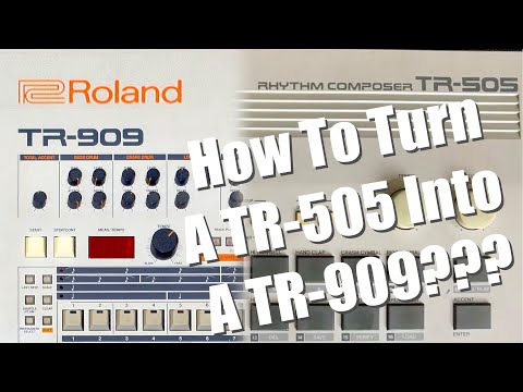Better Gear - How To Turn a Roland TR505 Into A TR909 (Drum Machine Mod)